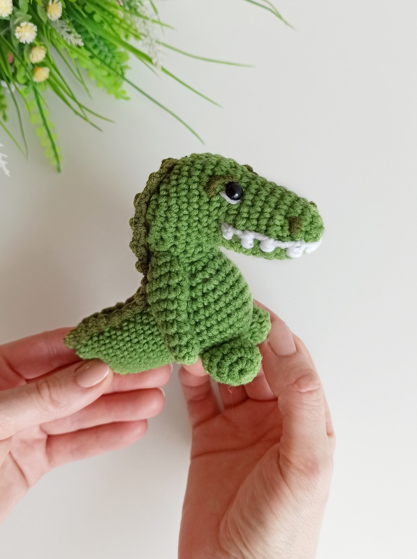 Crochet alligator pattern, easy crochet amigurumi crocodile - Image 9