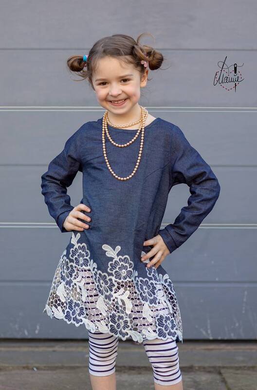 Kleid/Bluse Mädchen – E-Book Schnittmuster Gr. 134-176 - Bild 5