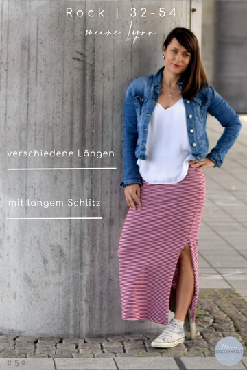 meine Lynn - Rock - Damen - Nähanleitung - Schnittmuster