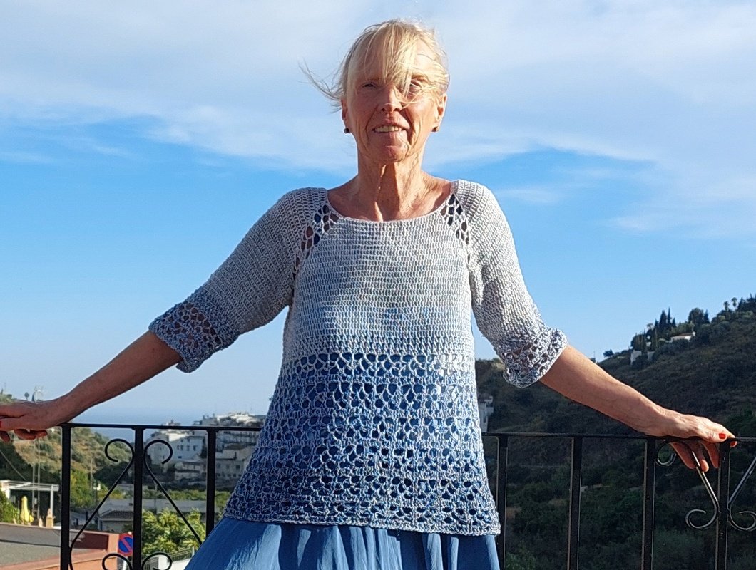 Shirt, Tunika "Sun Dance", RVO, alle Größen, häkeln