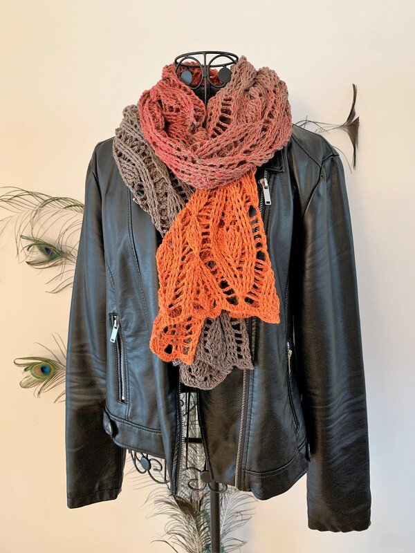 Crochet Pattern Scarf "Oreia"