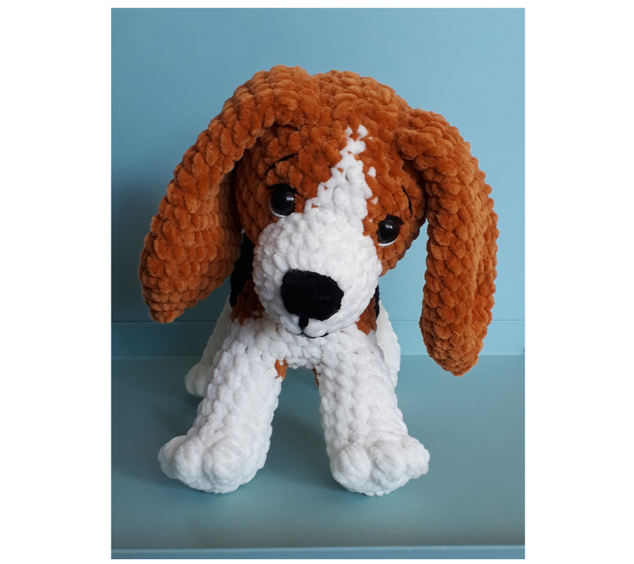 Häkelanleitung Hund Beagle PDF