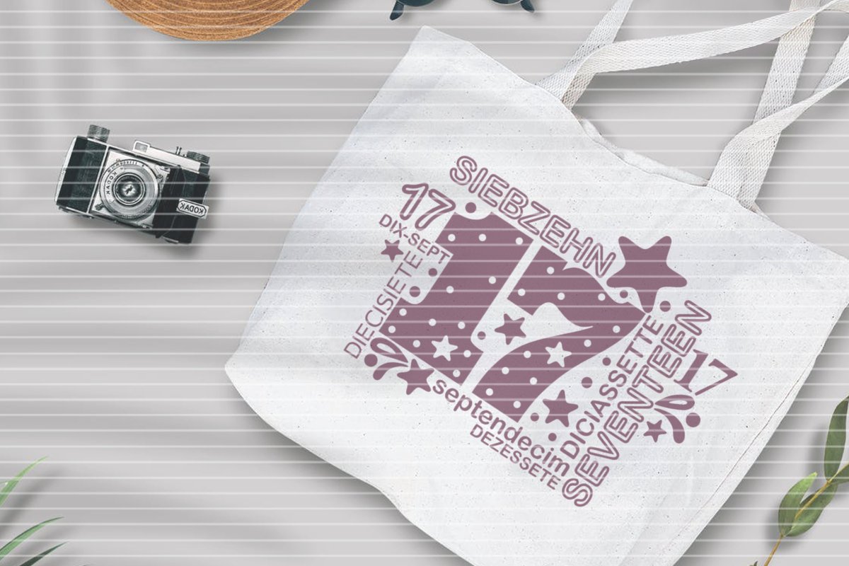 Siebzehn Plotterdatei SVG DXF FCM - Bild 6