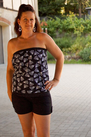 Tubetop Damen – E-Book Schnittmuster Gr. 32-54 – Caya