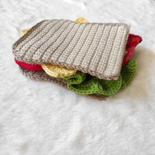 Crochet Pattern Coasters Sandwich. Home kitchen decor.