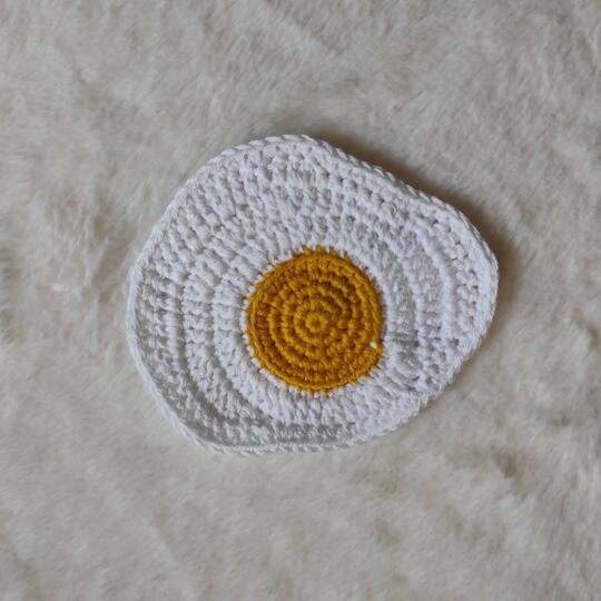 Crochet Pattern Coasters Sandwich. Home kitchen decor.