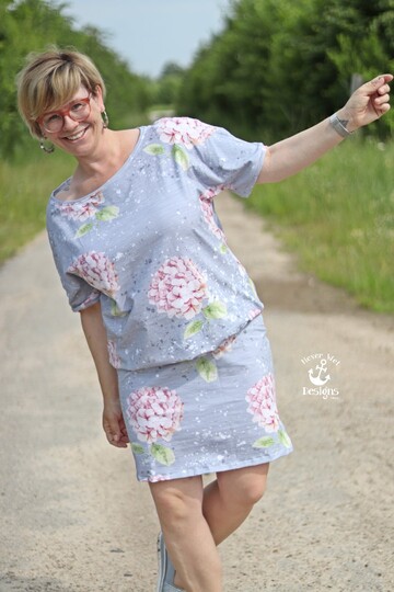 Kleid/Shirt/Rock Damen E-Book Schnittmuster Gr. 32-54 – Cara & Lynn