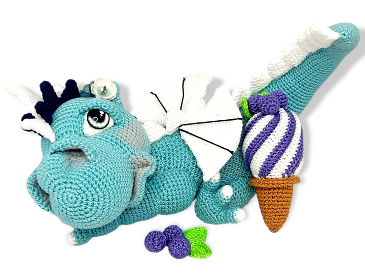 Crochet Pattern " Ice Dragon Sophia"