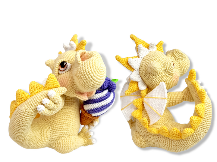 Crochet Pattern " Ice Dragon Sophia"