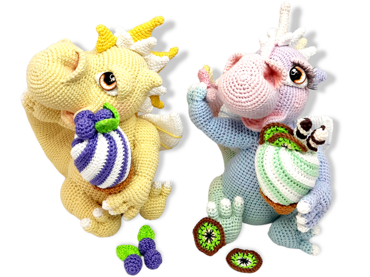 Crochet Pattern " Ice Dragon Sophia"