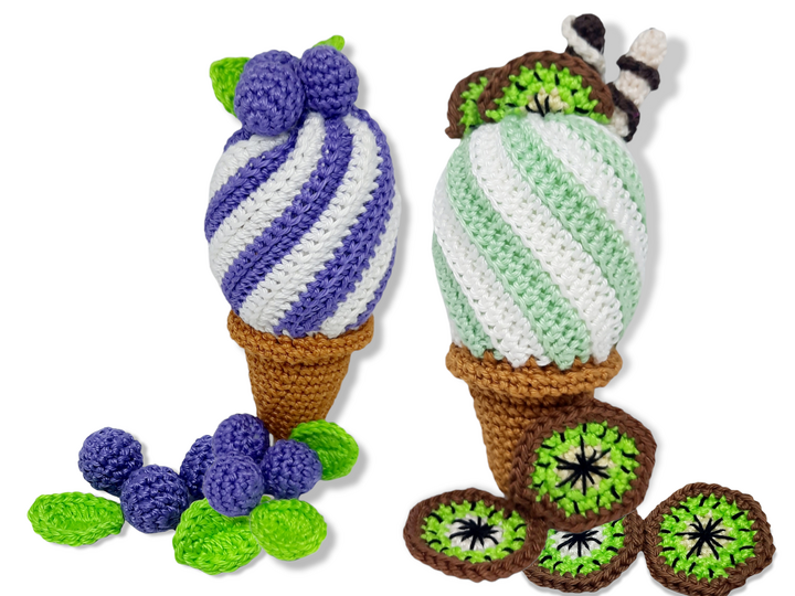 Häkelanleitung "Eis - Drache Sophia"