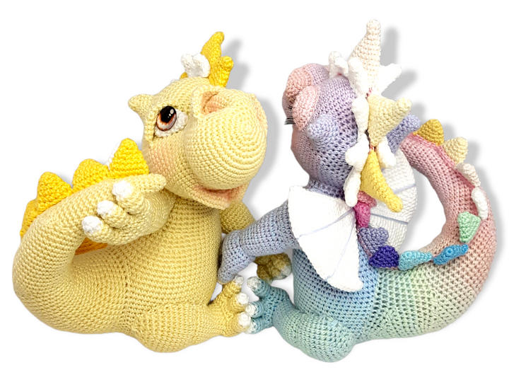 Häkelanleitung "Eis - Drache Sophia"