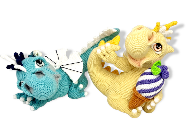 Häkelanleitung "Eis - Drache Sophia"