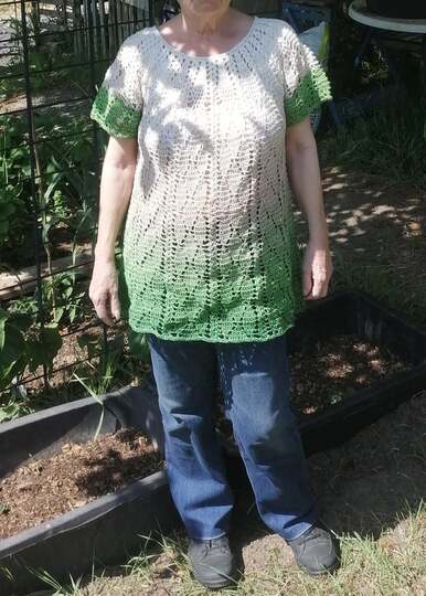 Häkelanleitung Rundpasse Pullover oder Shirt Ornella