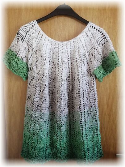 Häkelanleitung Rundpasse Pullover oder Shirt Ornella