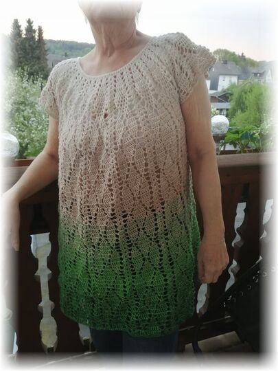 Häkelanleitung Rundpasse Pullover oder Shirt Ornella