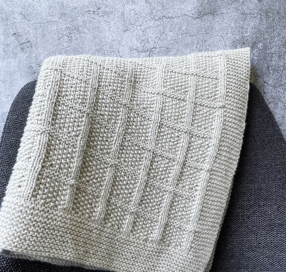 Strickanleitung | Babydecke | 80 x 85 cm