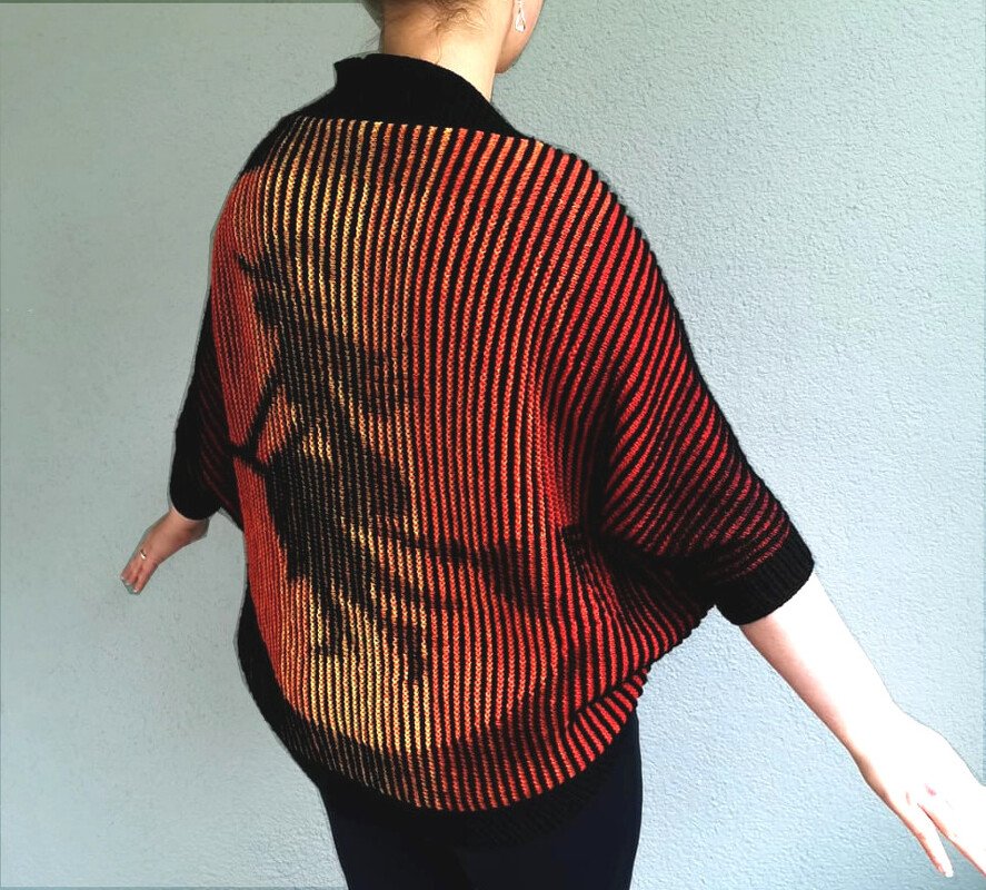 Seelenwärmer Hexe Illusionsstricken - Bild 2