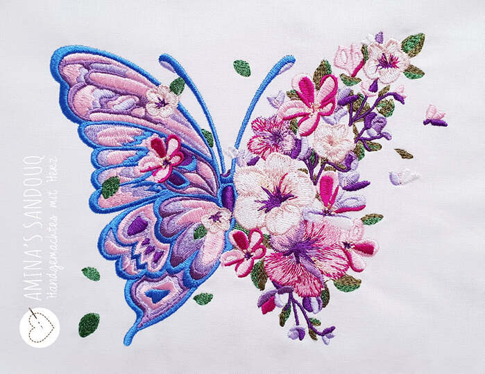 Schmetterling Stickdatei