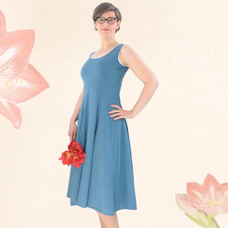 Damenkleid Eva Gr. 34-54 Schnittmuster und Nähanleitung - Bild 8