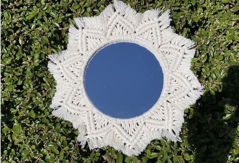 Makramee - DIY Wandspiegel