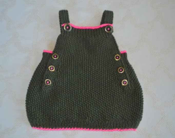 Strickanleitung * Baby/Mädchen Rock * Trägerrock * Kleid * 4 Größen
