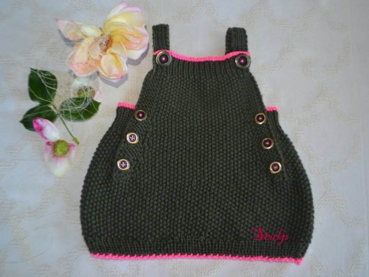 Strickanleitung * Baby/Mädchen Rock * Trägerrock * Kleid * 4 Größen