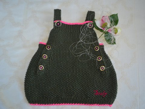 Strickanleitung * Baby/Mädchen Rock * Trägerrock * Kleid * 4 Größen