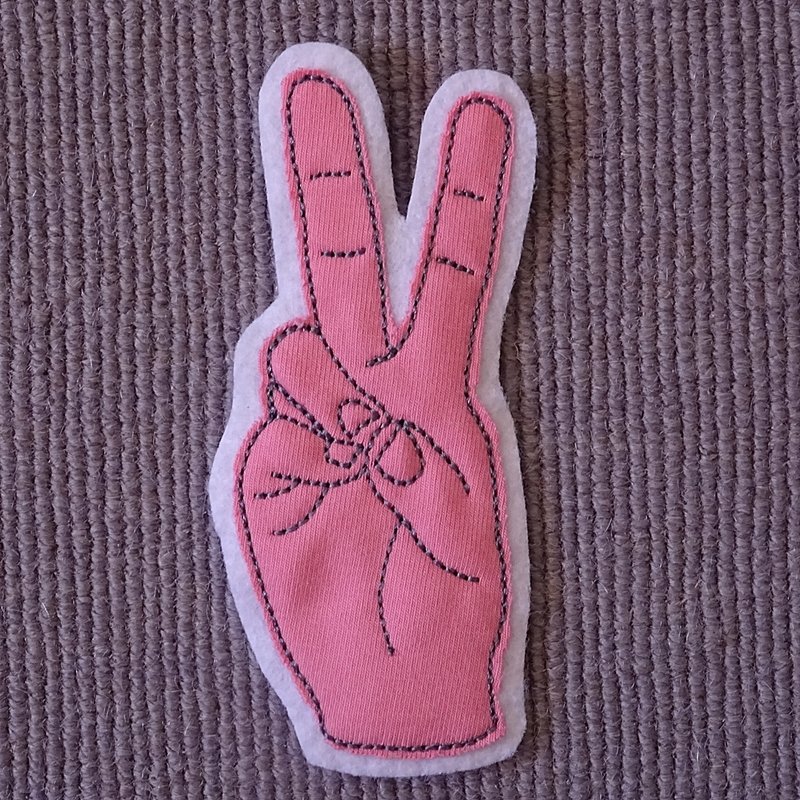 Stickdatei - Doodle Peace Frieden Hand und Symbol - Bild 5