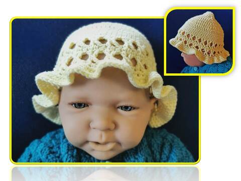 Baby-Sommerhut Soft - Häkelanleitung