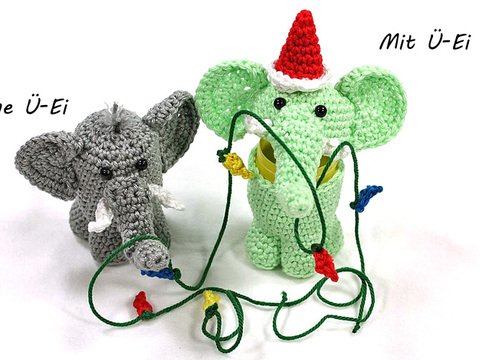 Häkelanleitung Sweepies Ü-Pet Elefant Törü