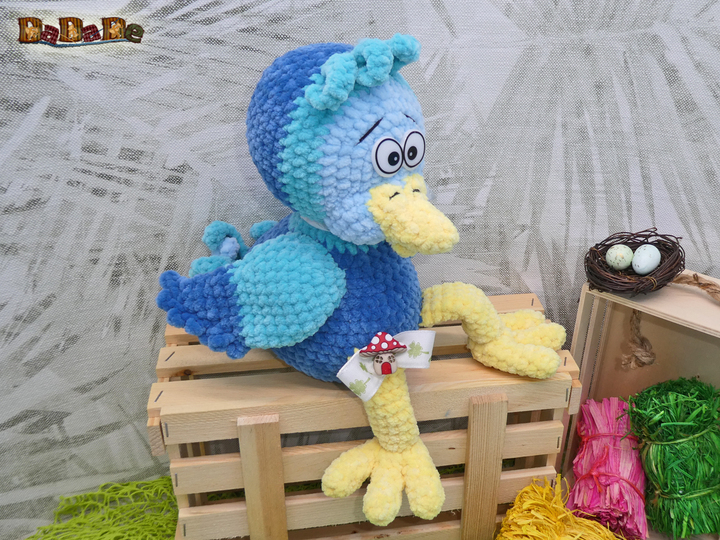 Glücks-Vogel Bea, Häkelanleitung von DaDaDe