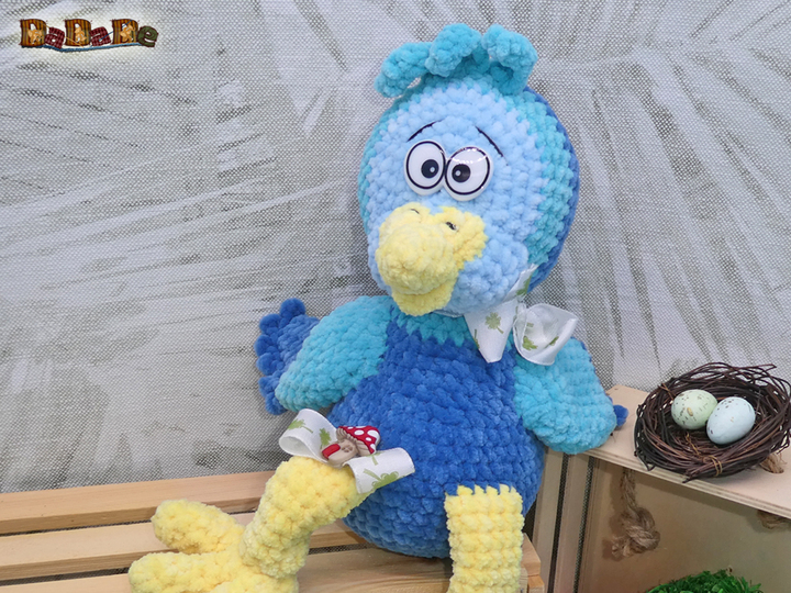 Glücks-Vogel Bea, Häkelanleitung von DaDaDe