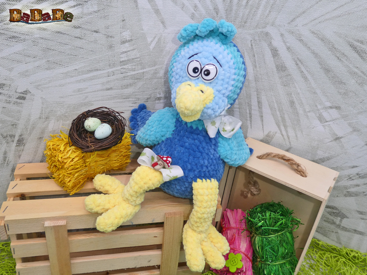 Glücks-Vogel Bea, Häkelanleitung von DaDaDe