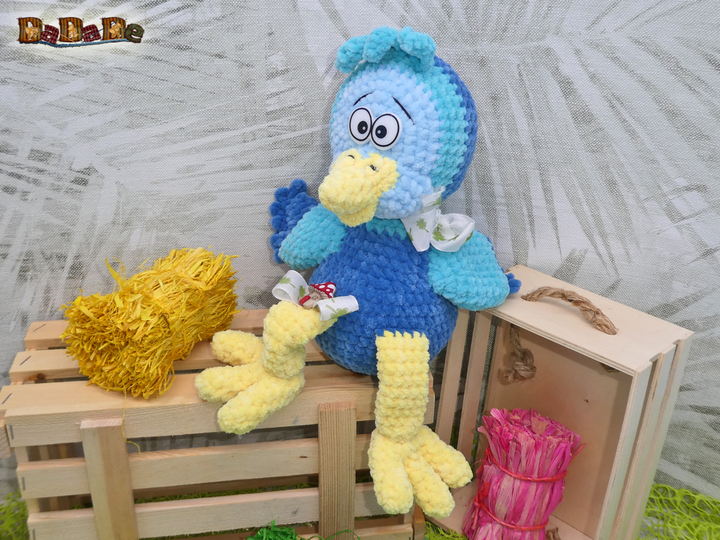 Glücks-Vogel Bea, Häkelanleitung von DaDaDe