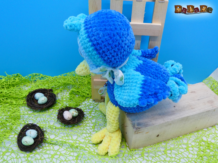 Glücks-Vogel Bea, Häkelanleitung von DaDaDe