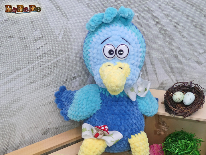 Glücks-Vogel Bea, Häkelanleitung von DaDaDe