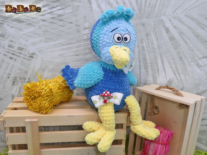 Glücks-Vogel Bea, Häkelanleitung von DaDaDe