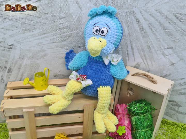 Glücks-Vogel Bea, Häkelanleitung von DaDaDe