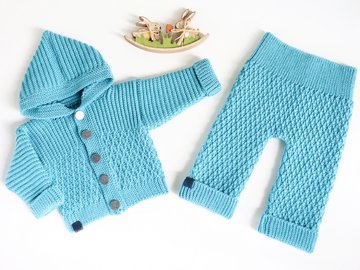 2 PDFs-Set: jacket & pants "Rick", size 0 m.-3 y./6 y.