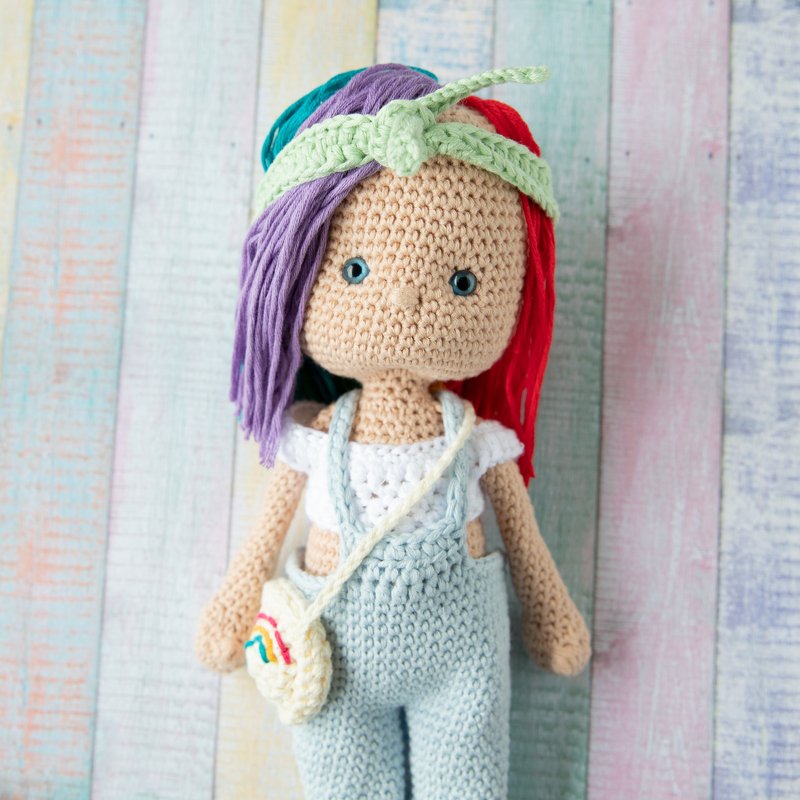 Häkel Outfit "Summer in the City" für Anziehpuppe Toni - Bild 2