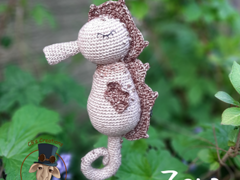 Seepferdchen Zena, Amigurumi Häkelanleitung