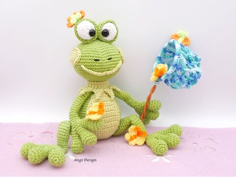 Häkelanleitung Fröschlein Froggy