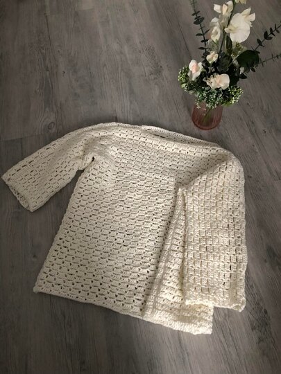 Häkelanleitung Sommer Pullover Fredi -alle Größen-