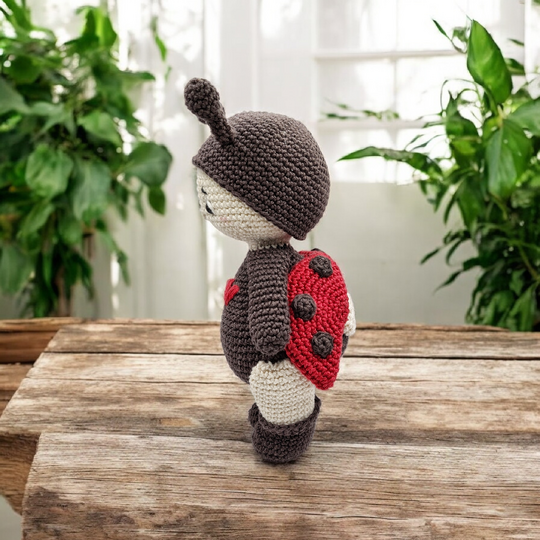 Amigurumi Käfer häkeln – Anleitung „Marie“ (ca. 16 cm) für Anfänger / PDF-D