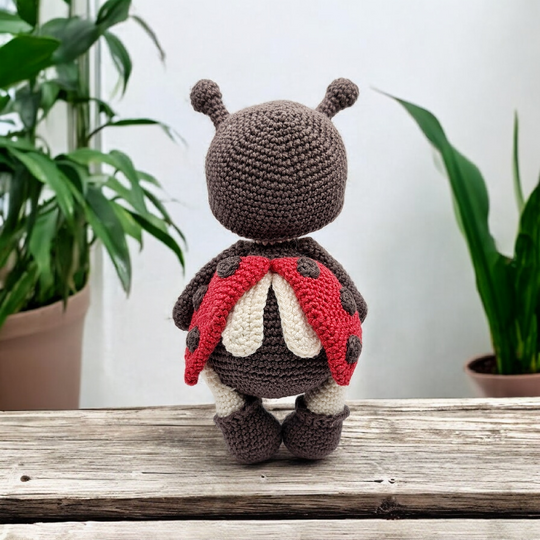 Amigurumi Käfer häkeln – Anleitung „Marie“ (ca. 16 cm) für Anfänger / PDF-D