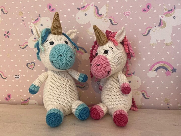 Einhorn „Hups“ – Häkelanleitung von Häkelini