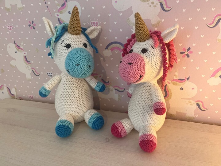 Einhorn „Hups“ – Häkelanleitung von Häkelini