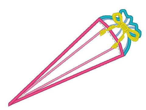 Schultüte Zuckertüte Stickdatei