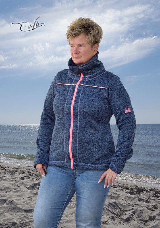 Fleecejacke Damen – E-Book Schnittmuster Gr. 32-58 – Pedro - Bild 5